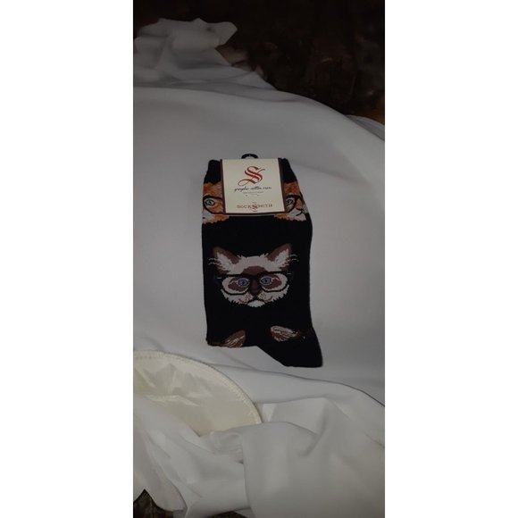 Kitten Socks By Socksmith Size 9 -11 - Picture 4 of 5